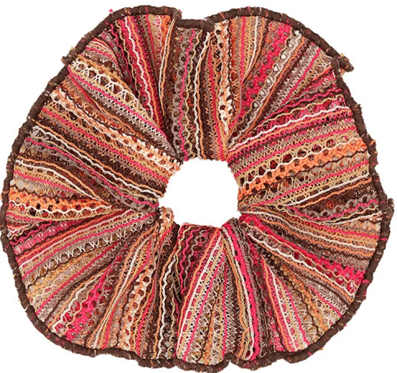 Saint Tropez Scrunchie - Brown