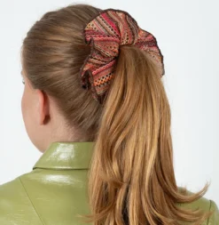Saint Tropez Scrunchie - Brown