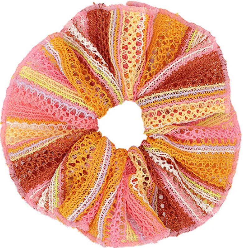 Saint Tropez Scrunchie -Pink