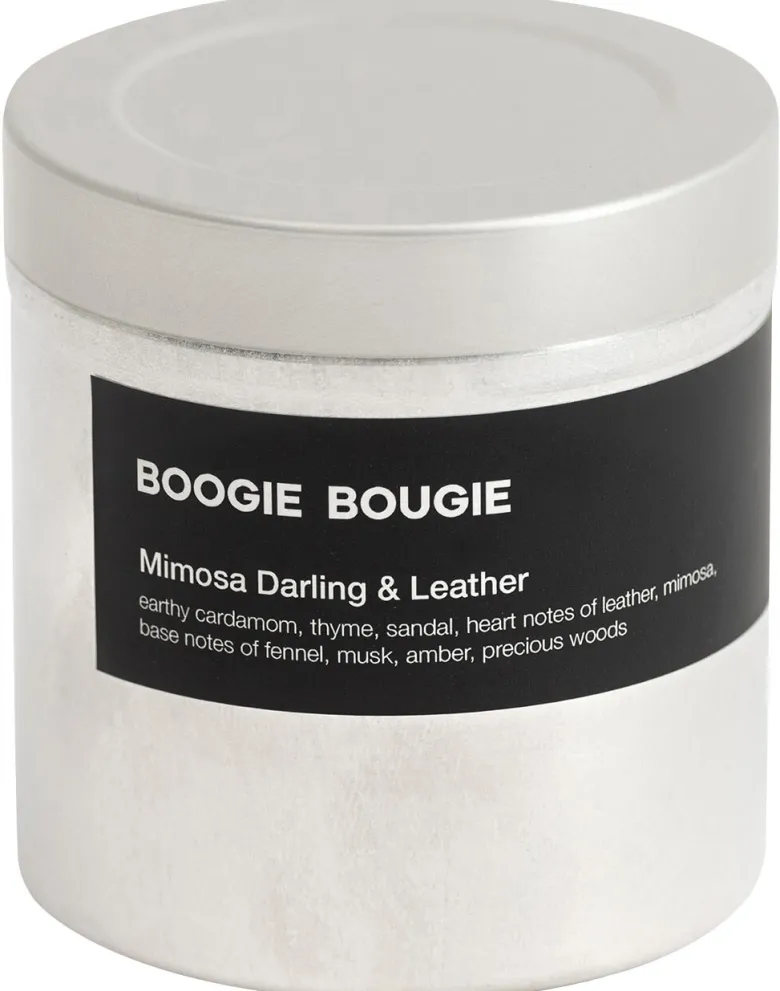 Scented Candle Mimosa Darling & Leather