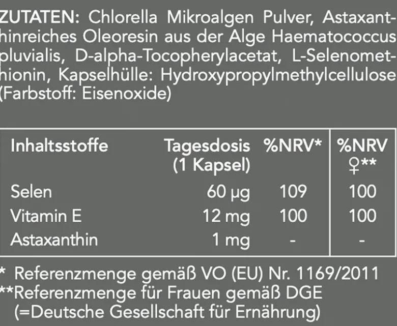 Selen + Antioxidantien