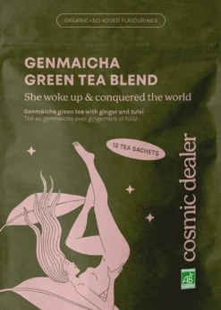 She Woke Up and Conquered the World - Genmaicha Green Tea and Tulsi