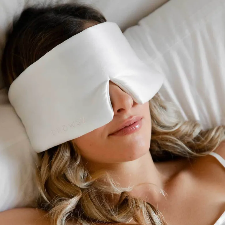 Silk Sleep Mask - Akoya Pearl