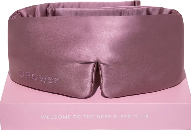 Silk Sleep Mask - Damask Rose