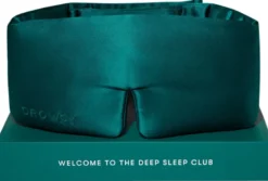 Silk Sleep Mask - Green Sapphire