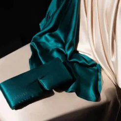 Silk Sleep Mask - Green Sapphire