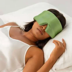 Silk Sleep Mask - Pistachio Green