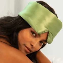 Silk Sleep Mask - Pistachio Green