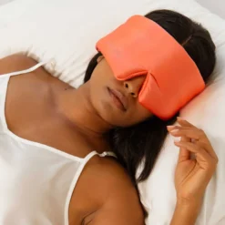 Silk Sleep Mask - Summer Coral