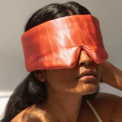 Silk Sleep Mask - Summer Coral
