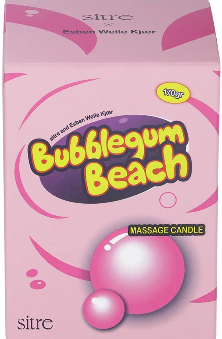 sitre x Esben Weile - Bubblegum Beach Massage Candle