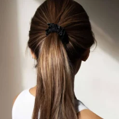 Skinny Scrunchie Set - Black Jade
