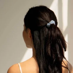 Skinny Scrunchie Set - Midnight Blue, Blue Belle & Green Sapphire