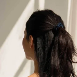 Skinny Scrunchie Set - Midnight Blue, Blue Belle & Green Sapphire