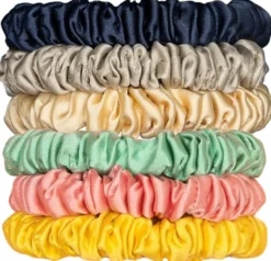 SKINNY SILK SCRUNCHIE SET