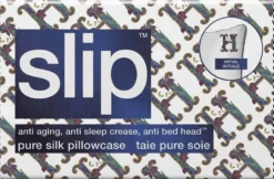 slip pure silk initial collection queen pillowcase - white
