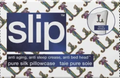 slip pure silk initial collection queen pillowcase - white