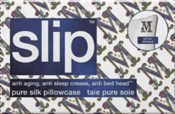 slip pure silk initial collection queen pillowcase - white
