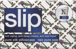 slip pure silk initial collection queen pillowcase - white