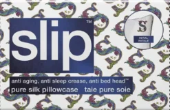 slip pure silk initial collection queen pillowcase - white