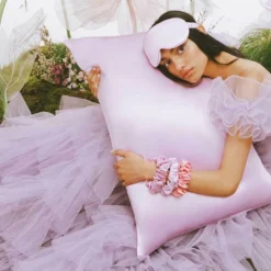slip pure silk queen pillowcase - wildflower