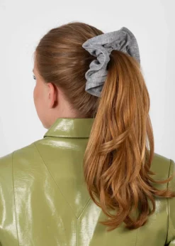 Soft Touch Scrunchie - Grey