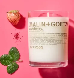 Strawberry candle