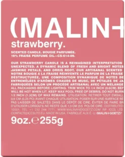 Strawberry candle