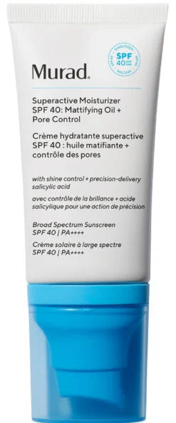 Superactive SPF 40 Moisturizer: Mattifying Oil + Pore Control