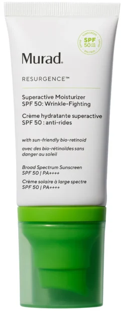 Superactive SPF 50 Moisturizer: Wrinkle-Fighting
