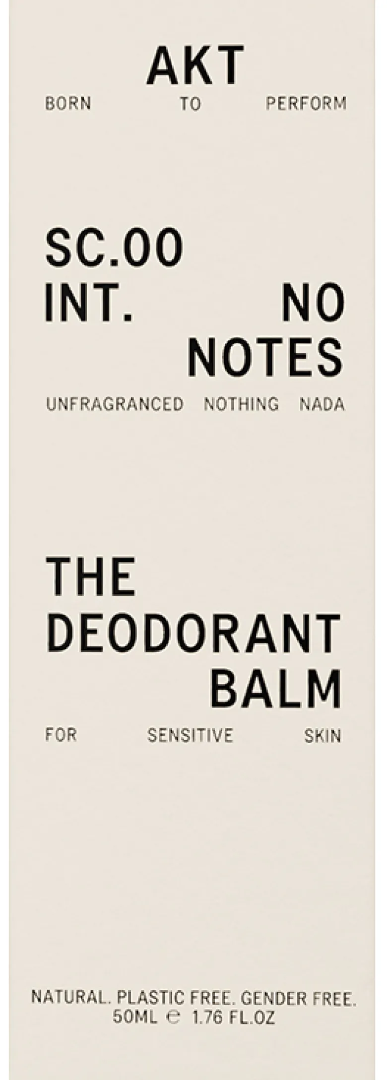 The Deodorant Balm - SC.00 NO NOTES