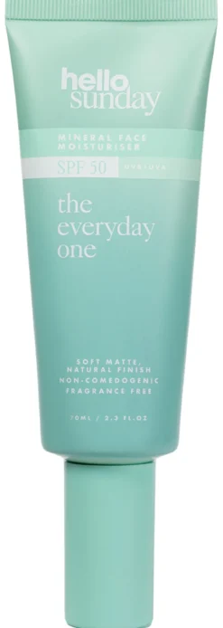 the everyday one - mineral face moisturiser SPF 50 with centella asiatica