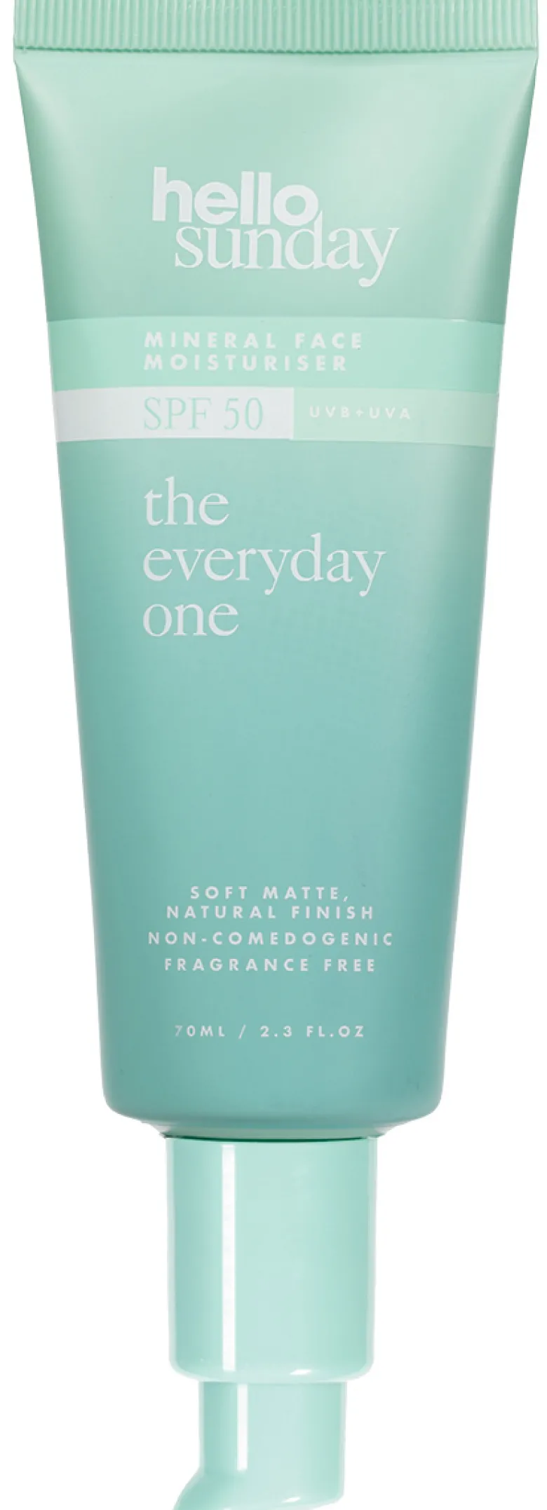 the everyday one - mineral face moisturiser SPF 50 with centella asiatica