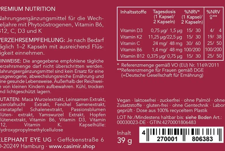 THE HARMONY 2 - Micronutrient complex with phytoestrogens