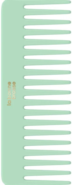 The Large Detangling Comb in Acetate Blue Lagoon