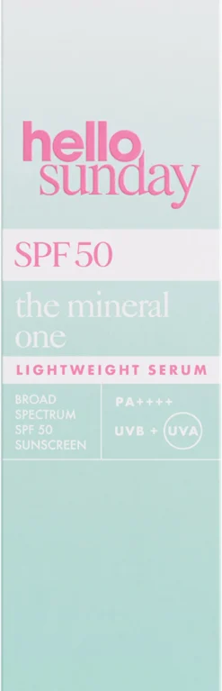 the mineral one- Lightweight Serum Drops SPF50