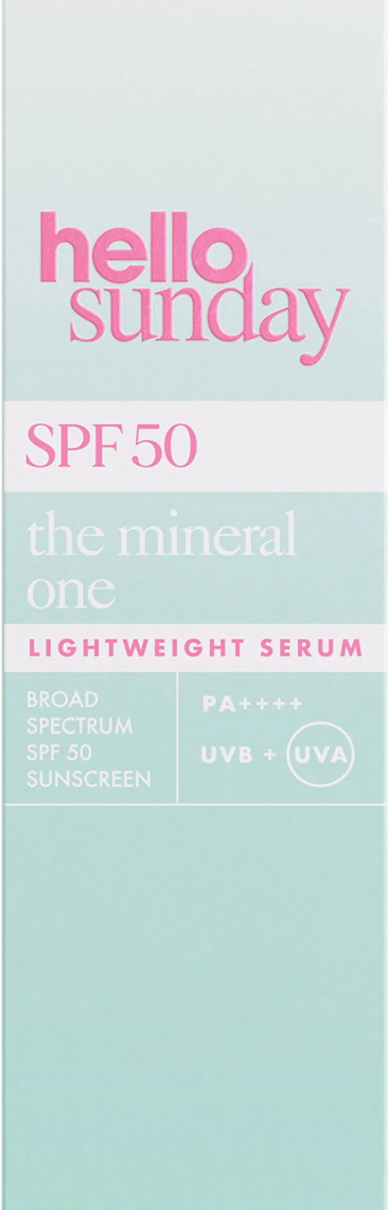 the mineral one- Lightweight Serum Drops SPF50