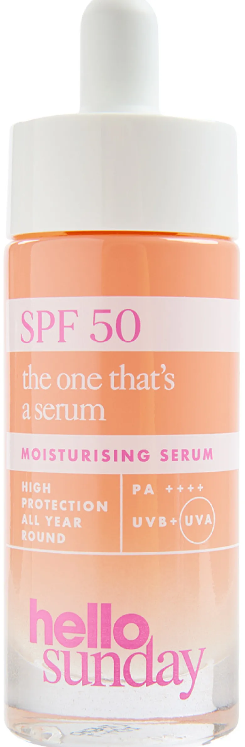 the one that´s a serum - Moisturising serum SPF50