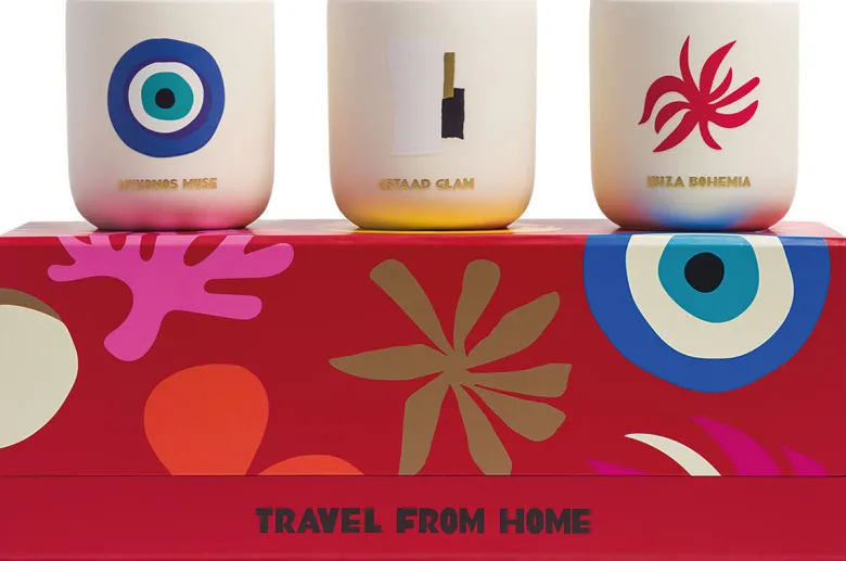 Travel From Home Mini Scented Candle Set