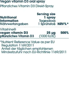 Vegan Vitamin D3 Spray