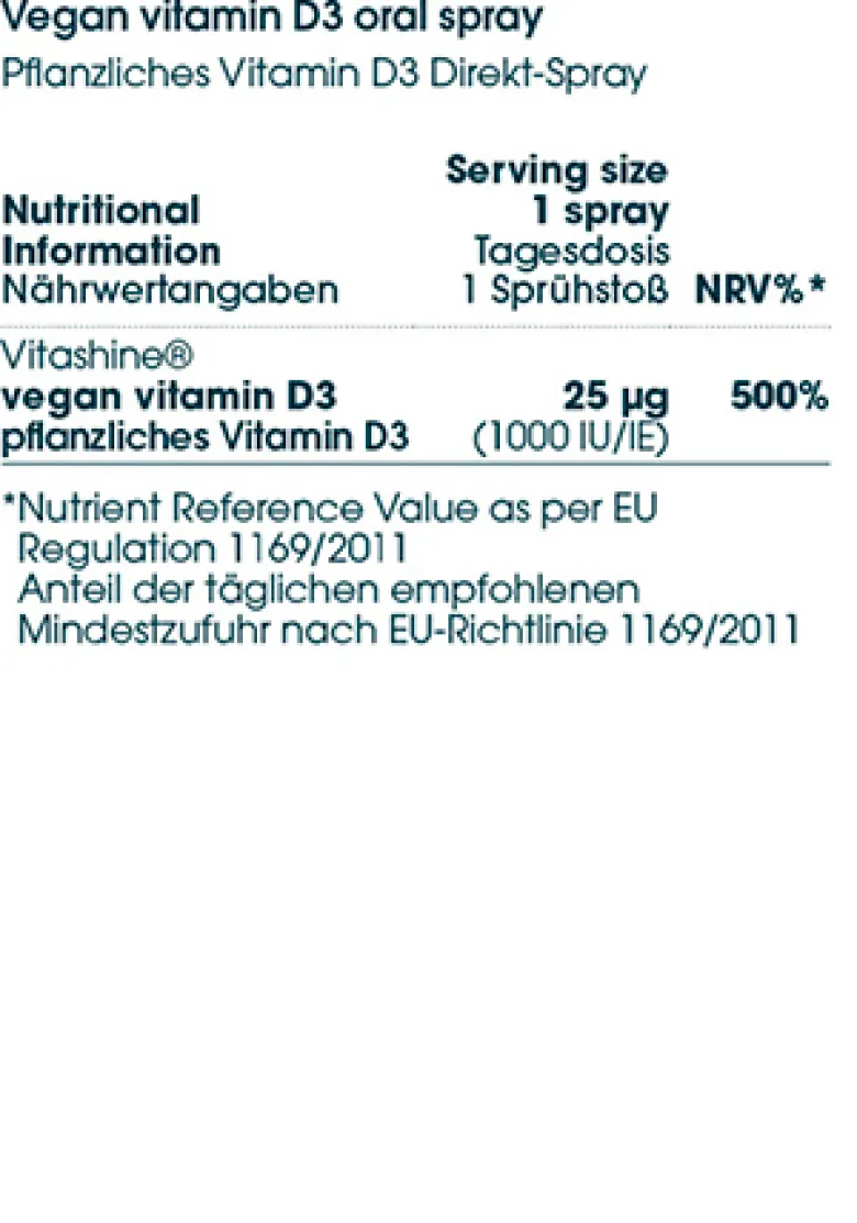 Vegan Vitamin D3 Spray