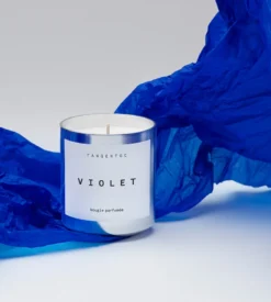 violet bougie parfumée