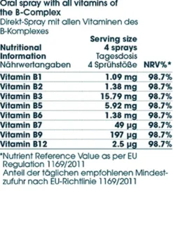 Vitamin B Complete Complex Spray